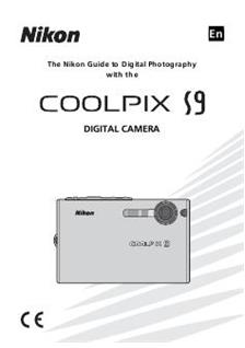 Nikon Coolpix S9 manual. Camera Instructions.